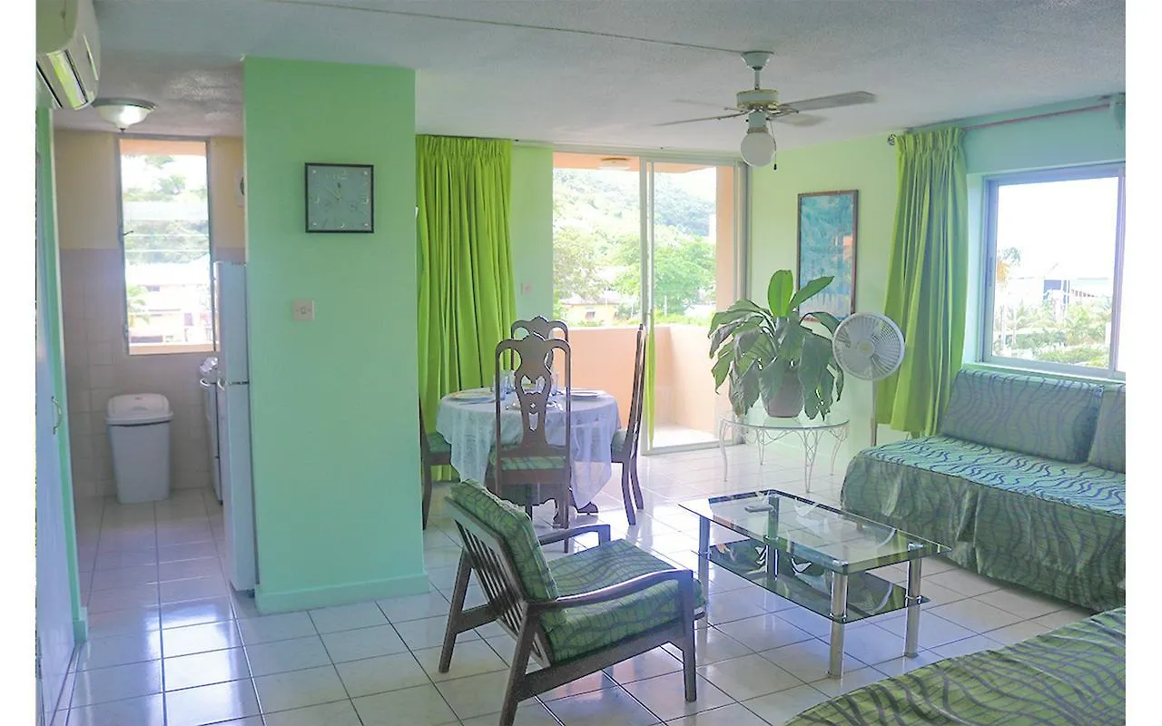 아파트 Green Island Beach Suite At Turtle Towers 오쵸 리오스 자메이카